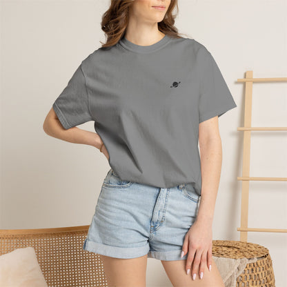 Saturn - Black Logo T-Shirt